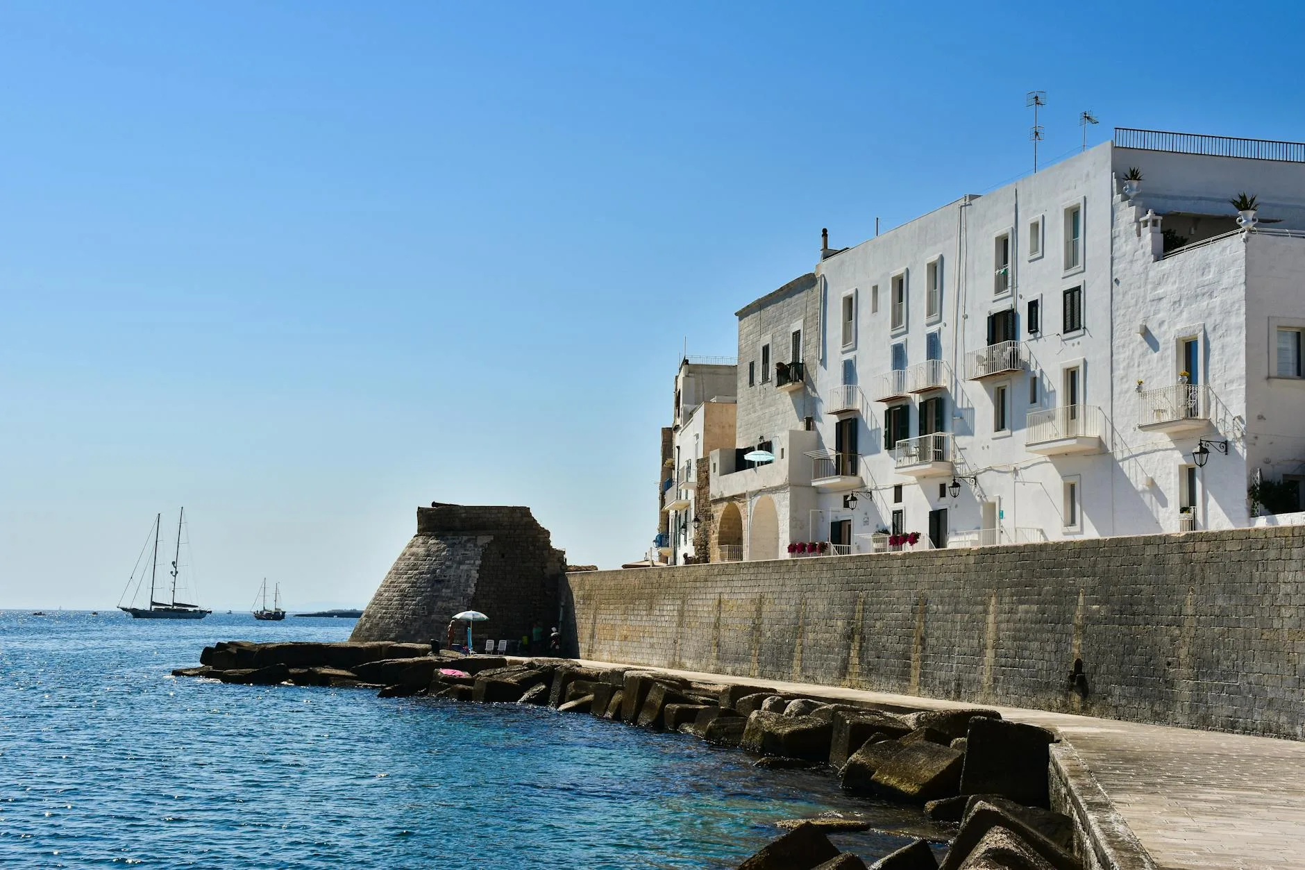 ️ Le centro storico de Gallipoli